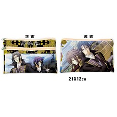 Hakuouki anime canvas pen bag