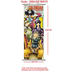 One piece anime wallscroll