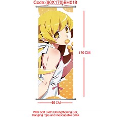 Nisemonogatari anime wallscroll