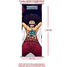 One piece anime wallscroll