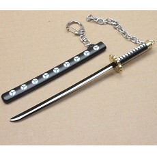 One piece anime knife keychain