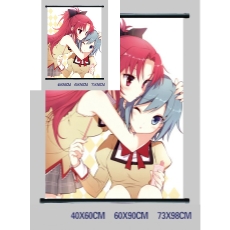 Mahou Shoujo Madoka Magika anime wallscroll