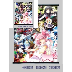 Mahou Shoujo Madoka Magika anime wallscroll