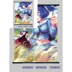 Touhou project anime wallscroll