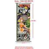 One piece anime wallscroll