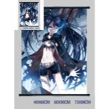 Black rock shooter anime wallscroll