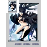 Black rock shooter anime wallscroll