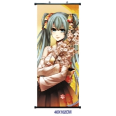 Miku anime wallscroll