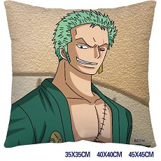 One piece zoro anime pillow
