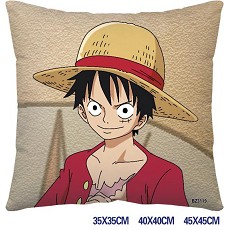 One piece luffy anime pillow