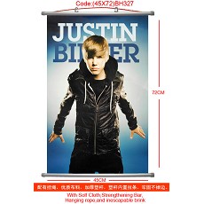 Justin Bieber star wallscroll