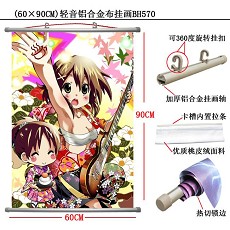 K-ON anime wallscroll