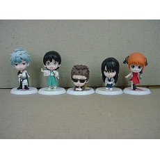 Gintama anime figures(5pcs a set)