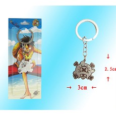 One piece anime keychain