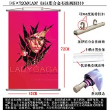 LADY GAGA star wallscroll