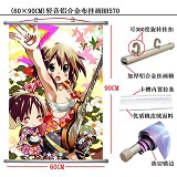 K-ON anime wallscroll