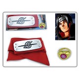 Naruto cos headband+ring