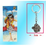 One piece anime keychain