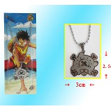 One piece anime necklace