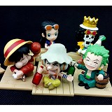 One piece anime figures(5pcs a set)