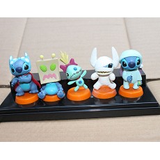 Stitch anime figures(5pcs a set)