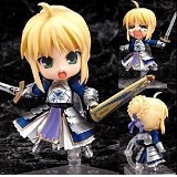 Q style Fate saber anime figure(121#)