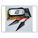 Naruto cos headband+cos weapon