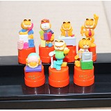 Garfield anime figures(5pcs a set)