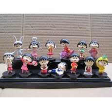 Chibi Maruko-chan anime figures(13pcs a set)