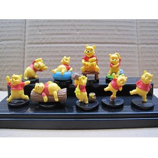 Pooh anime figures(9pcs a set)