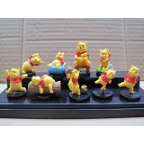 Pooh anime figures(9pcs a set)