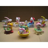 Hello kitty anime figures(7pcs a set)