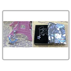 Black rock shooter anime necklace(blue)