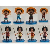 One piece anime figures(8pcs a set)