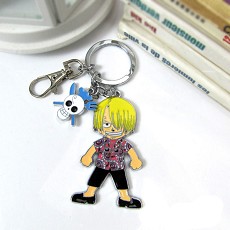 One piece sanji anime keychains