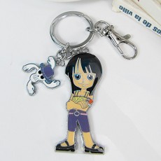 One piece lobin anime keychains