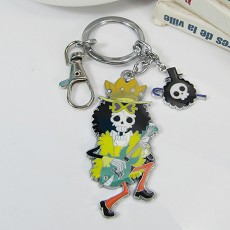 One piece Brook anime keychains