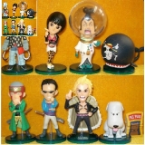 One Piece anime figures(8pcs a set)