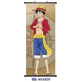 One piece luffy anime wallscroll