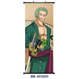 One piece zoro anime wallscroll