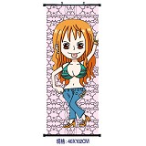 One piece Nami anime wallscroll