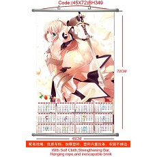 Fate stay night 2013 calendar anime wallscroll