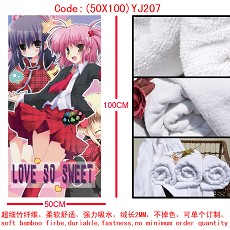 Shugo chara anime bamboo fiber bath towel