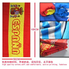 Spain football team cotton towel