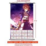 Gundam 2013 calendar anime wallscroll