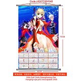 Fate stay night 2013 calendar anime wallscroll