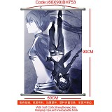 Black rock shooter anime wallscroll