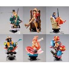 One piece figures(6pcs a set)