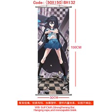 Black rock shooter anime wallscroll