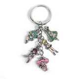 Sailor Moon anime metal keychains